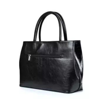 31318 Сумка тоут, отдел на молнии, цвет черный 36,5х25х13см