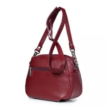 32020 Сумка кросс-боди, отдел на молнии, цвет бордовый 24,5х17,5х15,5см