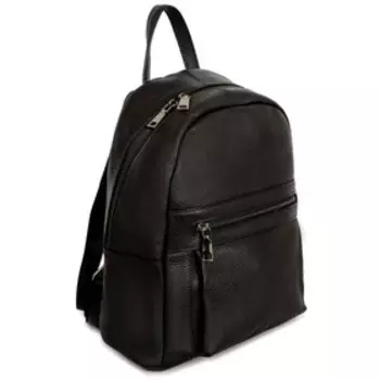 356 Рюкзак, отдел на молнии, цвет черный 31х26х13см