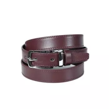37220 Ремень женский, цвет бордовый, длина 115см, ширина 2,4см