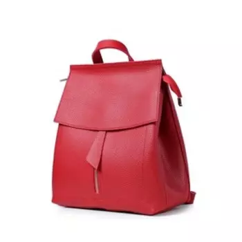 39117 Рюкзак, отдел на клапане, цвет красный 27х29х11см