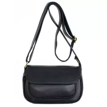 397 Сумка мессенджер, отдел на клапане, цвет синий 20х12х6см