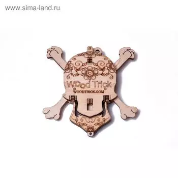 3D-пазл из дерева «Вудик Череп»