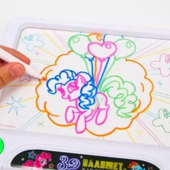 3D-планшет для рисования My little pony, неоновые маркеры, световые эффекты