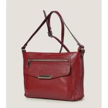 41420 Сумка кросс-боди, отдел на молнии, цвет бордовый 30,5х19х8см