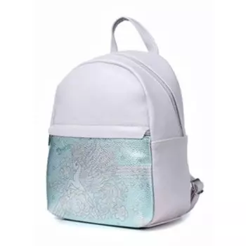 43819 Рюкзак детский, отдел на молнии, цвет св.розовый/серебро 22х29,5х11см