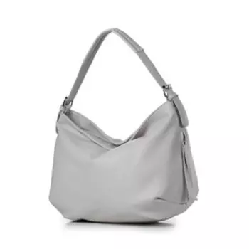 Сумка-мешок на молнии GALANTEYA, цвет молочный