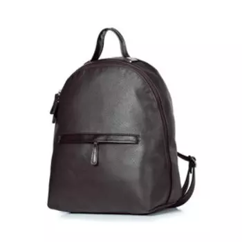 48716 Рюкзак, отдел на молнии, цвет т.коричневый 27х32х12см