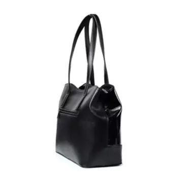 48819 Сумка тоут, отдел на молнии, цвет черный 33х26х13,3см