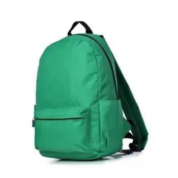 50821 Рюкзак, отдел на молнии, цвет зеленый 27х41х12см