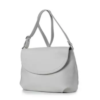 517 Сумка мессенджер, отдел на клапане, цвет молочный 27,5х20х10см