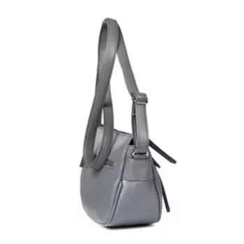 51820 Сумка кросс-боди, отдел на молнии, цвет серый 23,5х16х9,5см