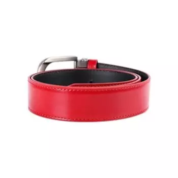 55219 Ремень женский, цвет красный, длина 115см, ширина 3,3см