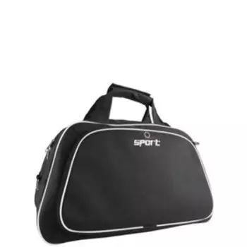 61207 Сумка дорожная, отдел на молнии, цвет черный 50,5х31х23см