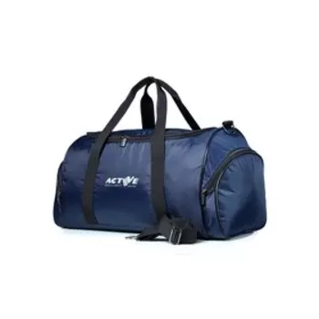 62007 Сумка спортивная, отдел на молнии, цвет т.синий 56х27х27см