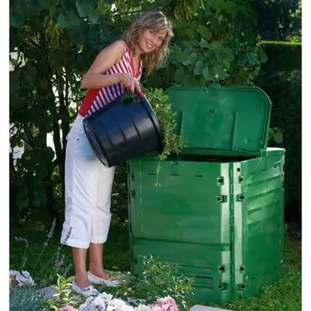 626003 ГРАФ КОМПОСТЕР Thermo-King (Термо-Кинг) 900 ЛИТРОВ ЗЕЛЕНЫЙ