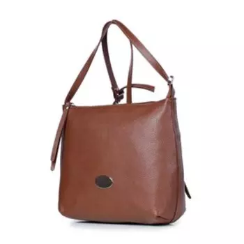 7816 Сумка кросс-боди, отдел на молнии, цвет рыжий 29х23,5х10см