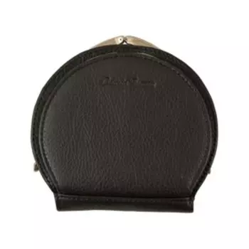 8002 Кошелек, отдел на магните, цвет черный 11х10х2см