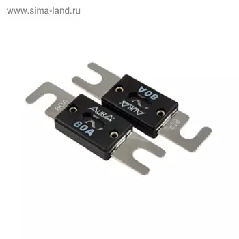 80А предохранитель ANL-типа Aura FAL-N081 ANL, 80A, набор 2 шт, никель