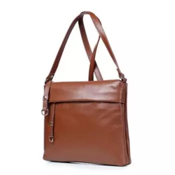 811 Сумка кросс-боди, отдел на молнии, цвет рыжий 27х21,5х4см