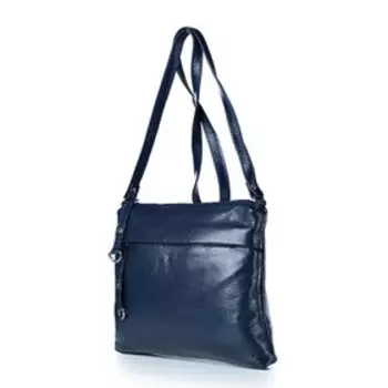 811 Сумка кросс-боди, отдел на молнии, цвет синий 27х21,5х4см