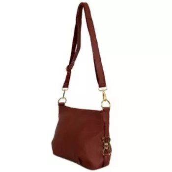 Сумка кросс-боди, отдел на молнии, цвет бордовый 28х22х11см