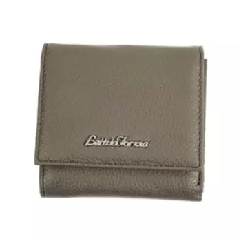 8880 Кошелек, отдел на кнопке, цвет серый 11х10х3см