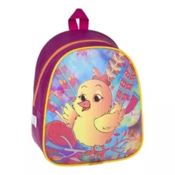 888 Рюкзак детский, отдел на молнии, цвет цикламен 25х22х9см