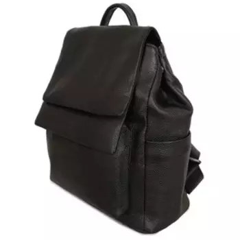 968 Рюкзак, отдел на клапане, цвет черный 33х27х12см