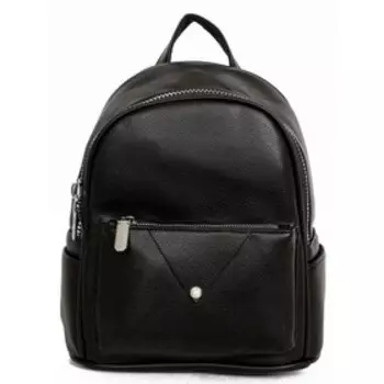 972 Рюкзак, отдел на молнии, цвет черный 28х24х12см