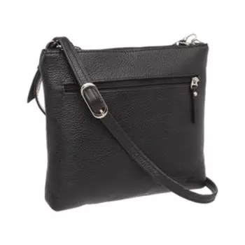 983108/BL Сумка кросс-боди Nags, отдел на молнии, цвет черный 23х21х3см