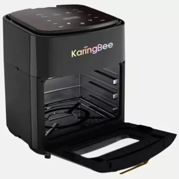 Аэрогриль KaringBee JD989, 1400 Вт, 15 л, чёрная