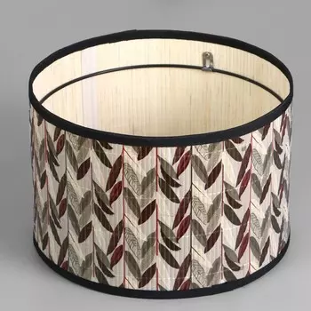 Абажур для лампы, торшера «Бордо», Е27, белый, 303020 см