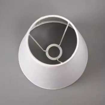 Абажур Е14, цвет белый, 10х18х16 см