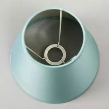 Абажур Е14, цвет бирюзовый матовый, 10х18х16 см