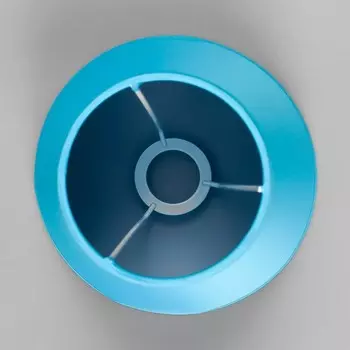 Абажур Е14 голубой 15,5х15,5х13,7 см