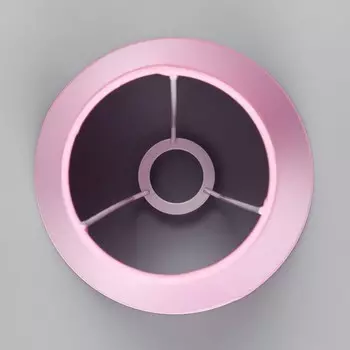 Абажур Е14 розовый 15,5х15,5х13,7 см