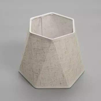 Абажур BayerLux, Е27, светло-бежевый, 141613 см