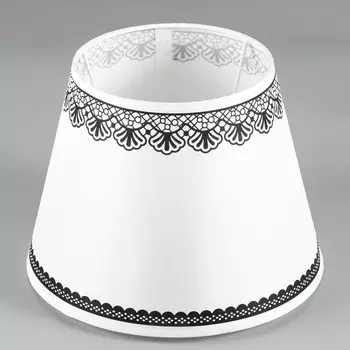 Абажур E27 белый 25х25х19 см