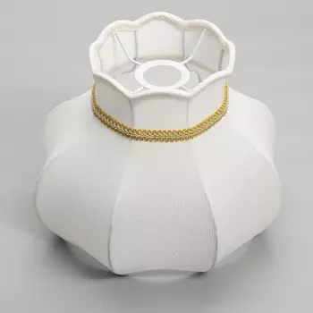 Абажур BayerLux, Е27, белый, d=30 см