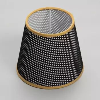 Абажур Е27 черный 15х15х13 см