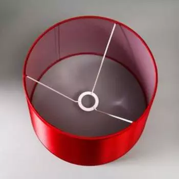 Абажур Е27, цвет красный, 29х35х24 см