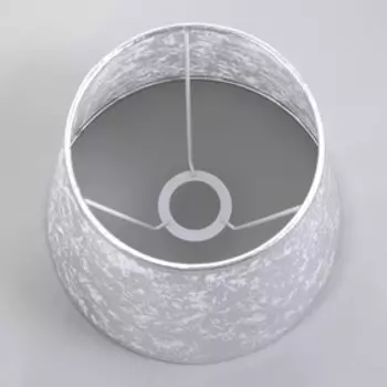 Абажур E27 серебро 25х25х19 см