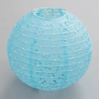 Абажур голубой d.20 см