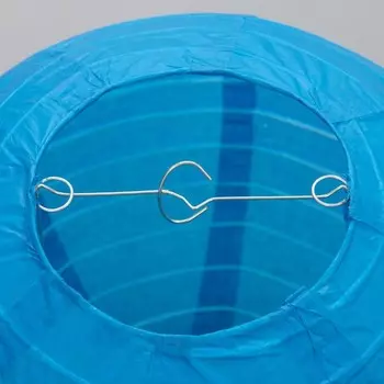 Абажур голубой d.25 см