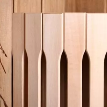 Абажур для бани и сауны «Кинжал», липа, настенный, угловой, «Добропаровъ»