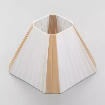 Абажур BayerLux «Корсо», Е27, бежевый/белый, 282821 см