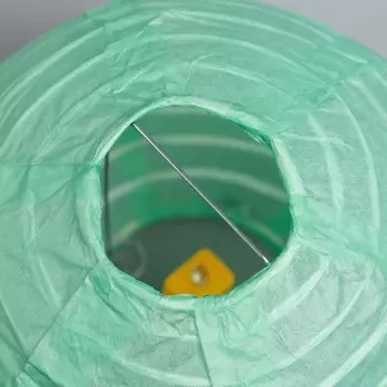 Абажур мятно-зеленый d.15 см