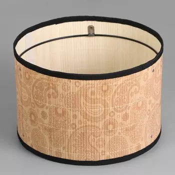 Абажур для лампы, торшера «Пейсли», Е27, белый, 303020 см