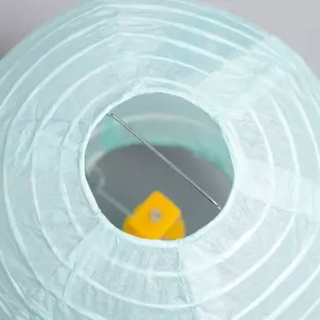 Абажур светло-синий d.15 см